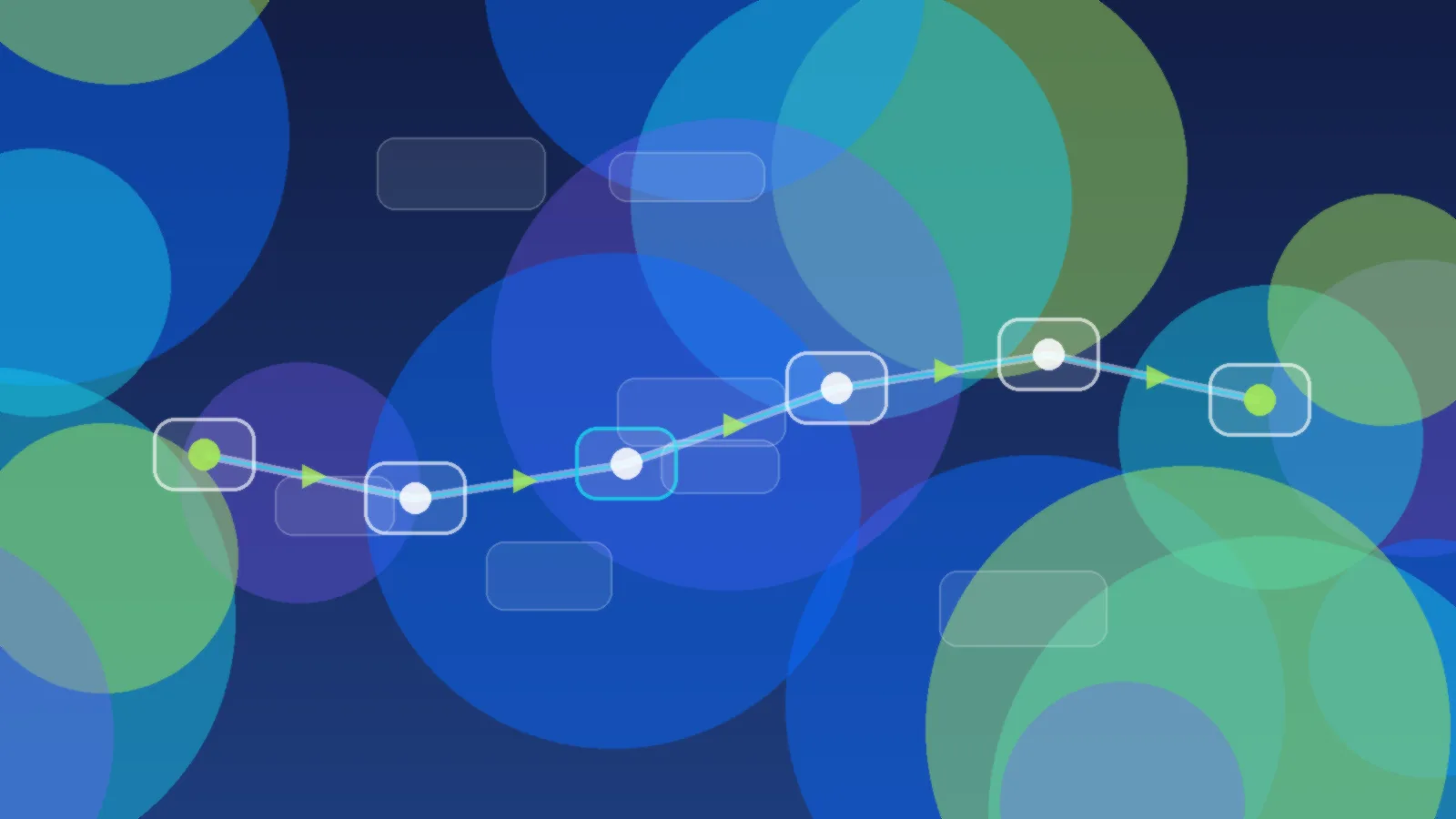 Abstract Neural Nexus TeacHER illustration for What is an AI workflow?