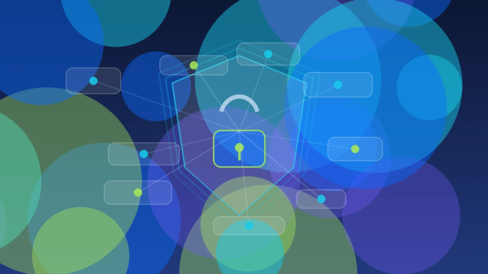 Abstract Neural Nexus TeacHER illustration for How to use AI safely at work or school