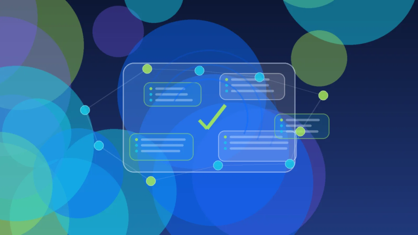 Abstract Neural Nexus TeacHER illustration for How to use AI for email and messages