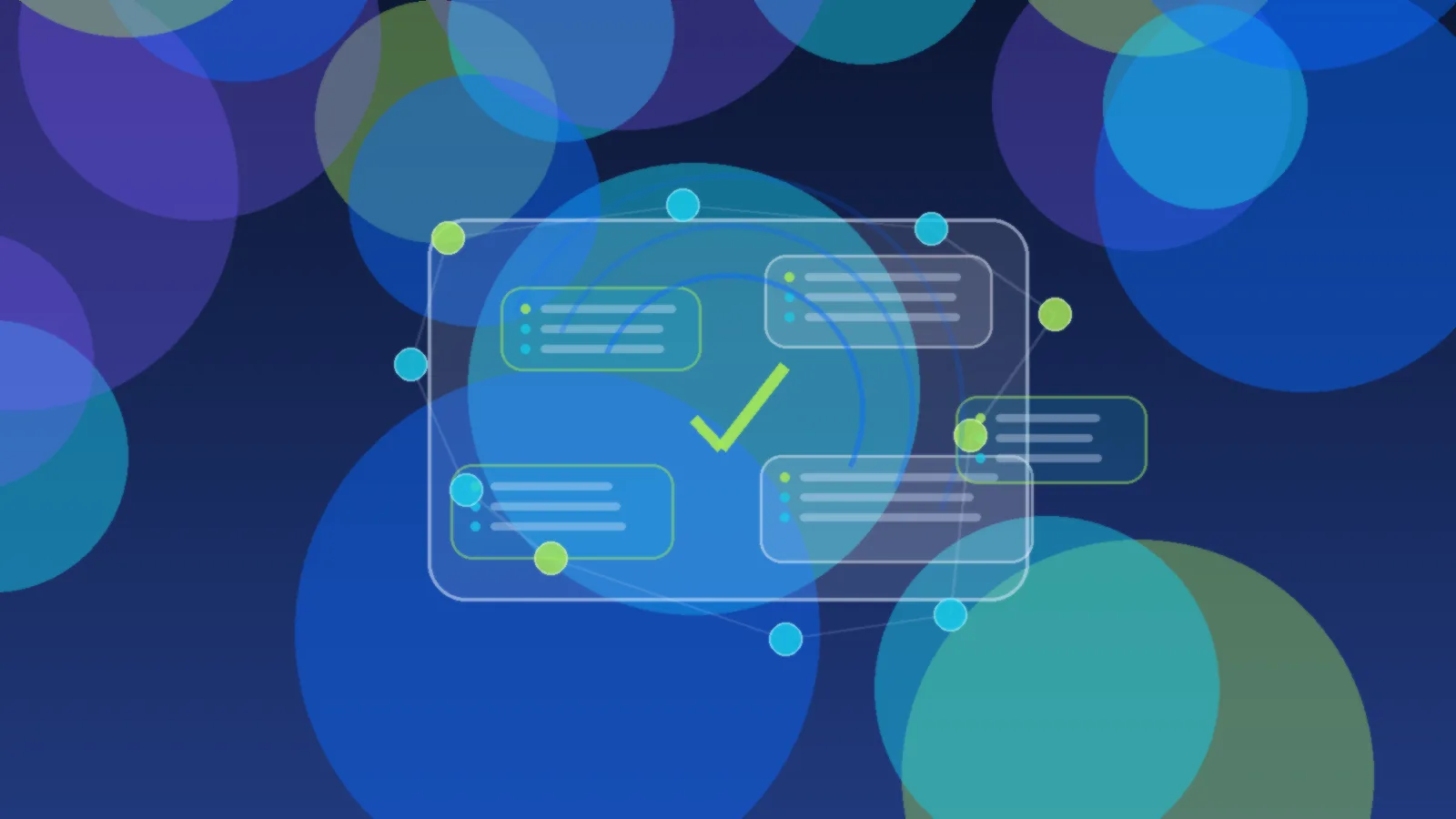 Abstract Neural Nexus TeacHER illustration for How to use AI for images and thumbnails safely