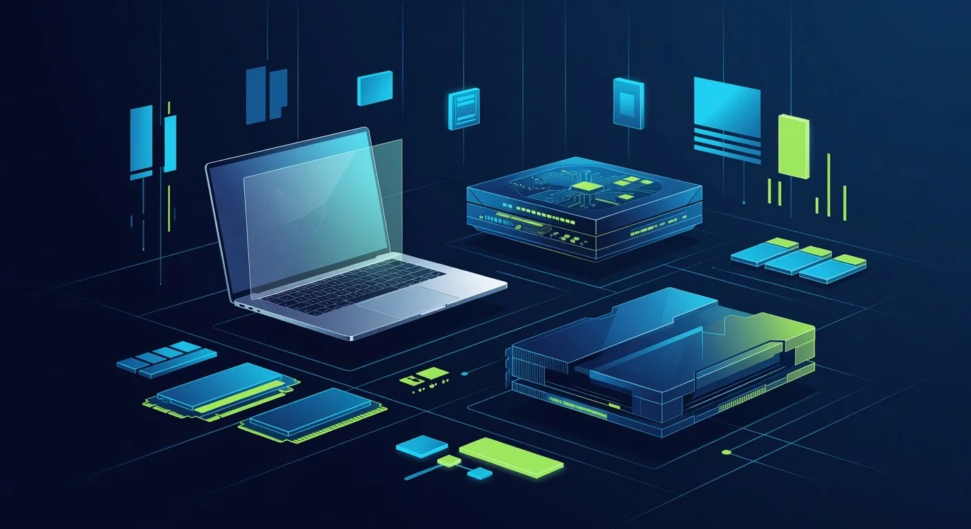 TeacHER illustration for What hardware do you need for local AI?